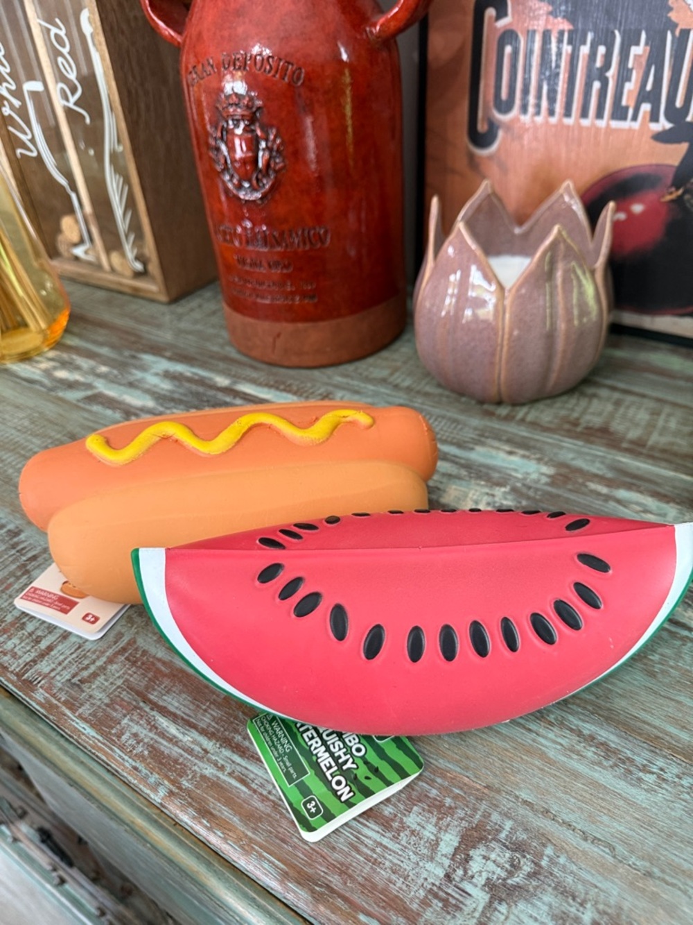 Viral TikTok, viral, jumbo Watermelon & jumbo Hotdog Slice Squishy new